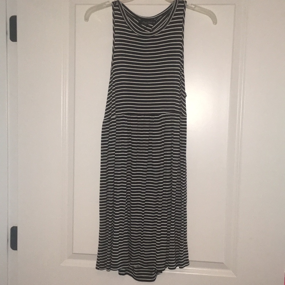 Striped Dress with open back